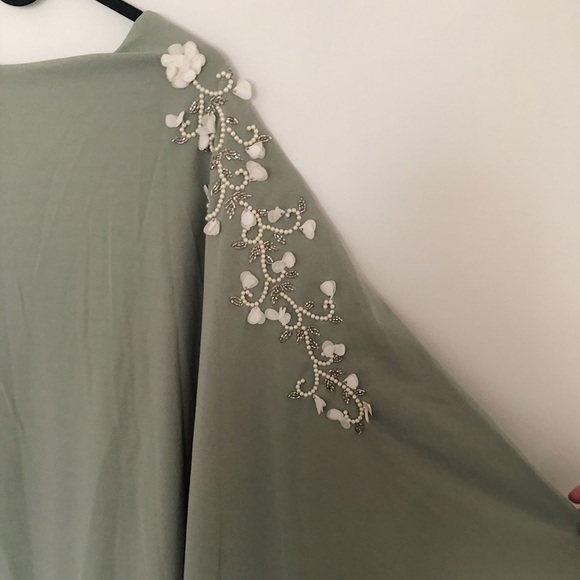 Sage long modest gown (NWOT) - Picture 11 of 13